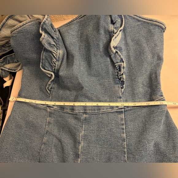 URBAN OUTFITTERS BDG Denim Ruffle Jumpsuit - Picture 10 of 10